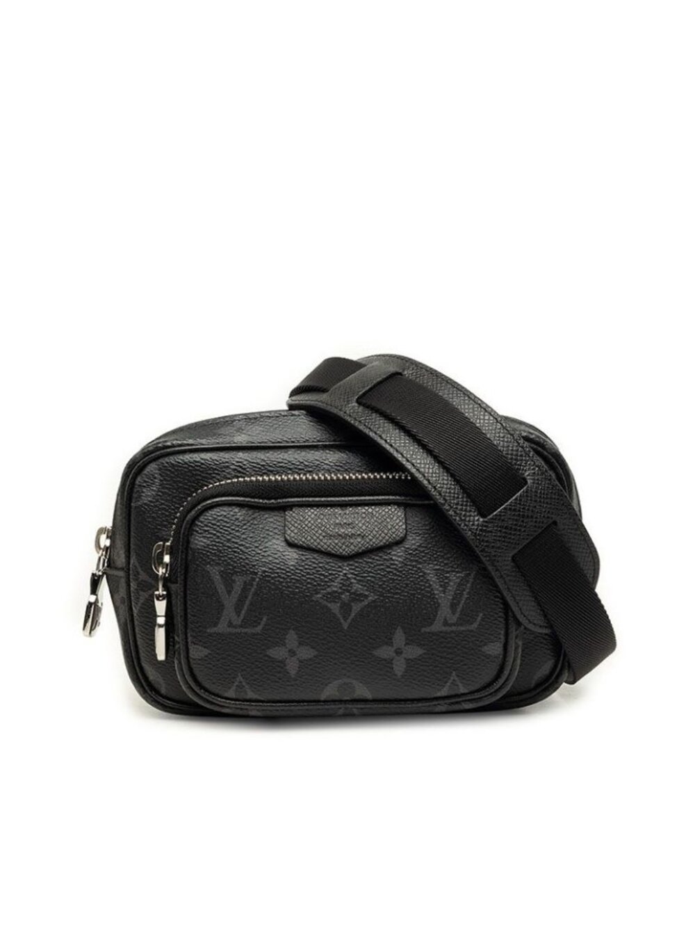 Louis Vuitton Monogram Eclipse Outdoor Pochette Crossbody Shoulder Bag Noir